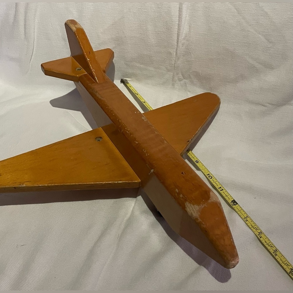 Vintage Community Rifton,NY Wooden Toy Airplane - Picture 2 of 10